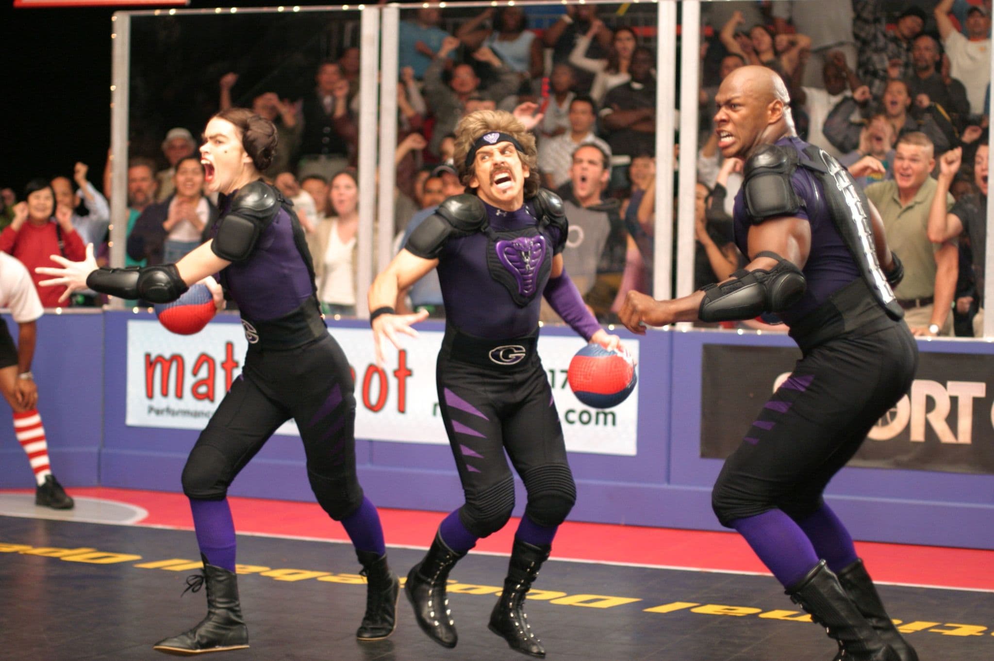 DIY White Goodman - Voll auf die Nüsse Kostüm mit Globoy Gym Jumpsuite inkl. Protektoren, Bart, Perücke, Armstulpen, Stiefel